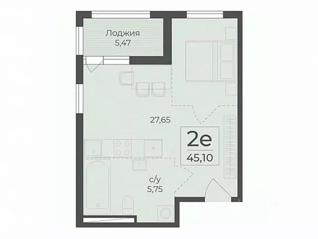 Студия Крым, Ялта городской округ, Массандра пгт  (45.1 м) - Фото 0