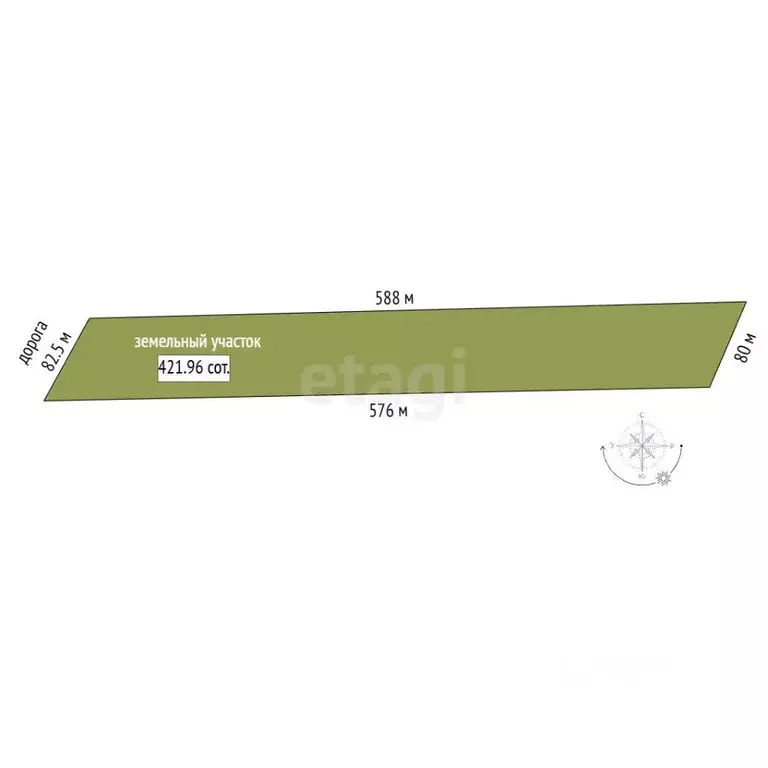 Участок в Крым, Красногвардейский район, Янтарненское с/пос, с. ... - Фото 2