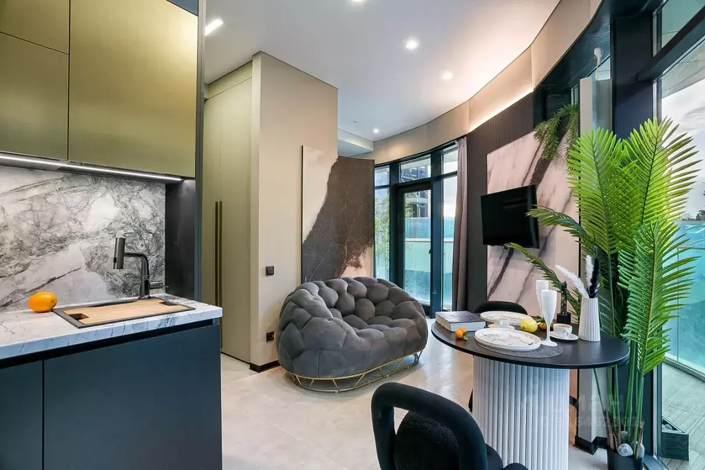 Студия Крым, Ялта ул. Дражинского, 45А (30.0 м) - Фото 1