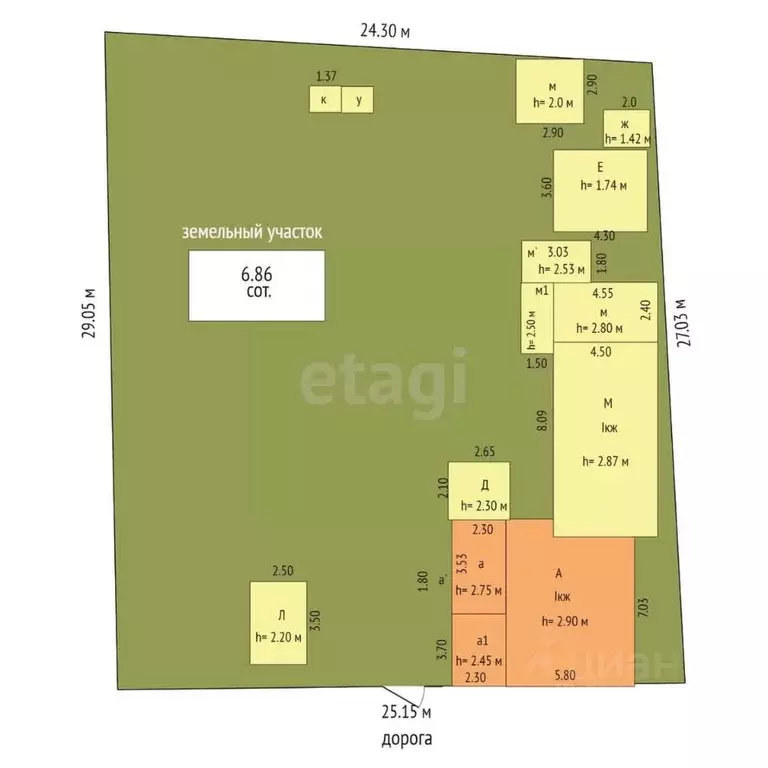 Дом в Ростовская область, Ростов-на-Дону Тамбовская ул., 55 (80 м) - Фото 1