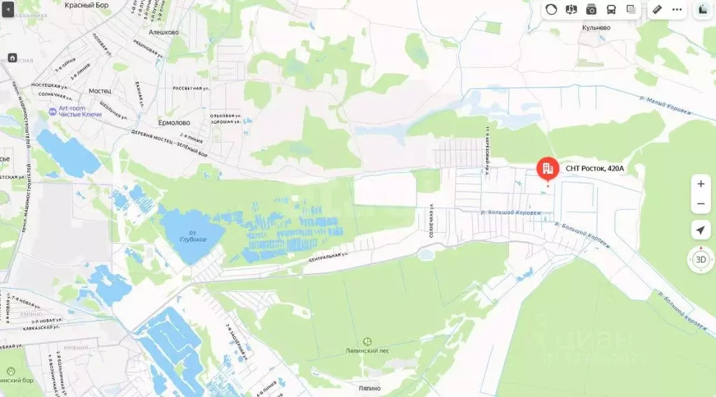 Участок в Ярославская область, Ярославский муниципальный округ, Росток ... - Фото 1