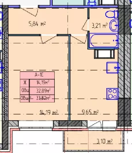 1-к кв. Ярославская область, Ярославль ул. Строителей, 18 (33.82 м) - Фото 1