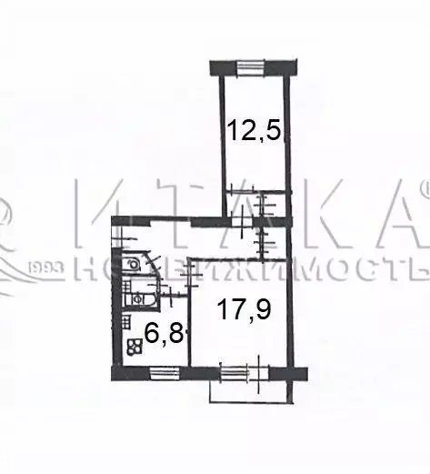 2-к кв. Санкт-Петербург Дачный просп., 33К2 (51.1 м) - Фото 0