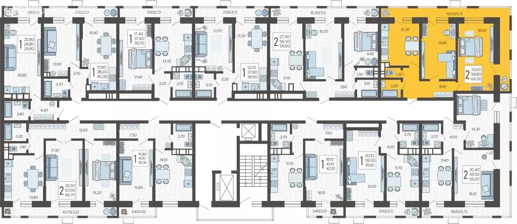 2-комнатная квартира: Краснодар, микрорайон 9-й километр, Ярославская ... - Фото 1