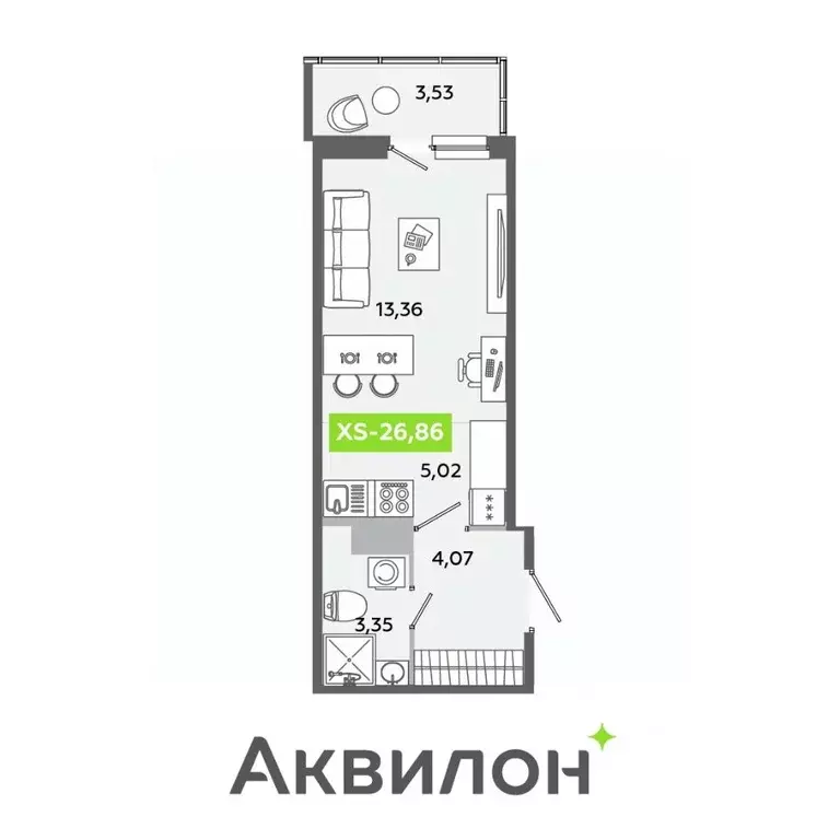 Студия Ленинградская область, Всеволожский район, Заневское городское ... - Фото 0