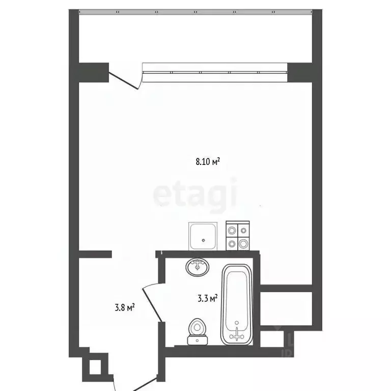 1-к кв. Москва Волгоградский просп., 32/3к4 (45.0 м) - Фото 2