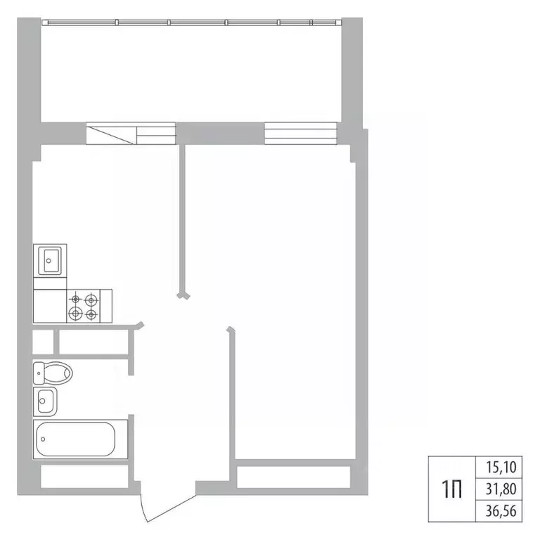 1-к кв. Татарстан, Набережные Челны ул. Раскольникова, 22 (36.56 м) - Фото 0