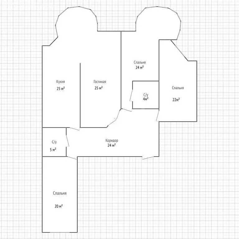 4-комнатная квартира: Махачкала, проспект Имама Шамиля, 35А (155 м) - Фото 1