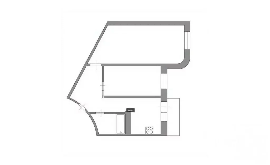 Квартира, 2 комнаты, 68.5 м - Фото 2