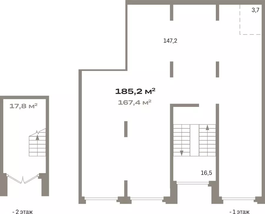 Помещение свободного назначения (185.21 м) - Фото 1