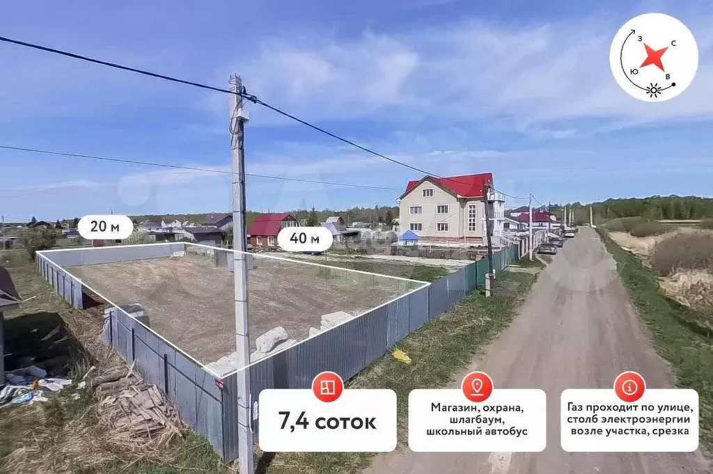 Участок 7,4 сот. (СНТ, ДНП) - Фото 0