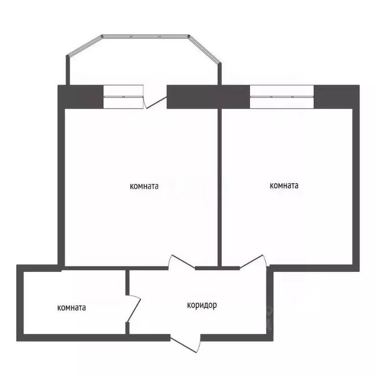 1-к кв. Воронежская область, с. Новая Усмань ул. 70 лет Победы, 22 ... - Фото 1