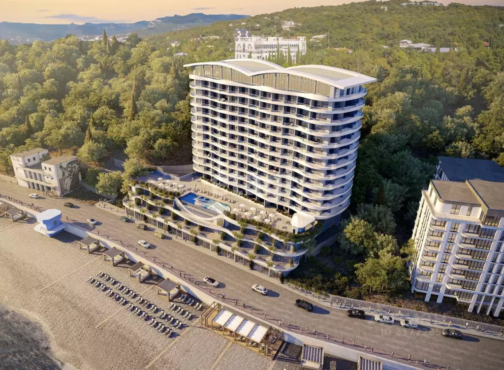 Студия Крым, Алушта ул. Набережная, 18 (40.0 м) - Фото 0