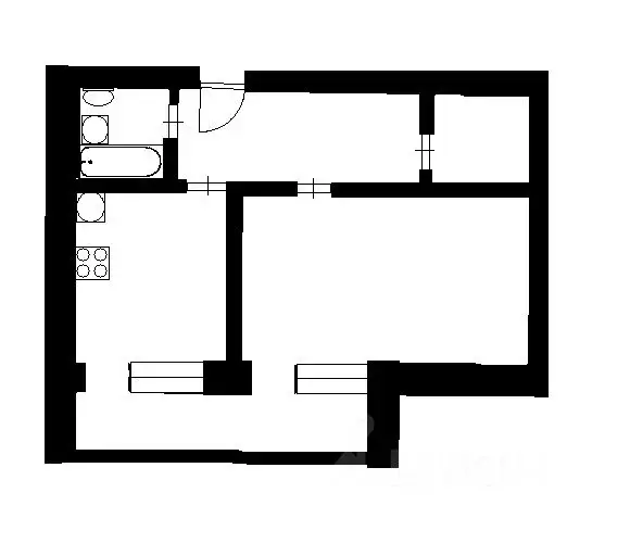 1-к кв. Башкортостан, Уфа ул. Октябрьской Революции, 54А (58.0 м) - Фото 2