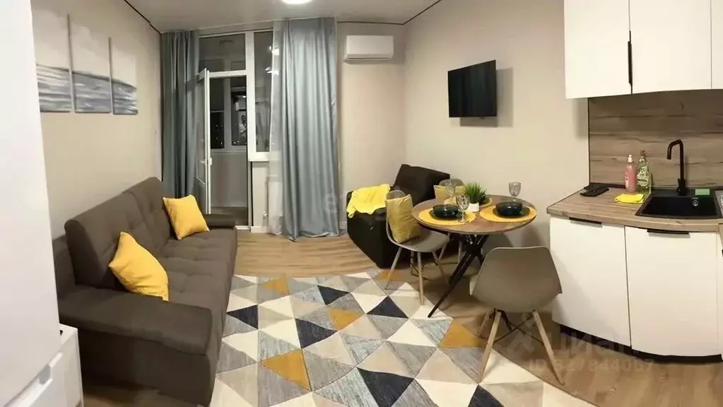 Студия Краснодарский край, Анапа Рождественская ул., 55к1 (27.0 м) - Фото 1