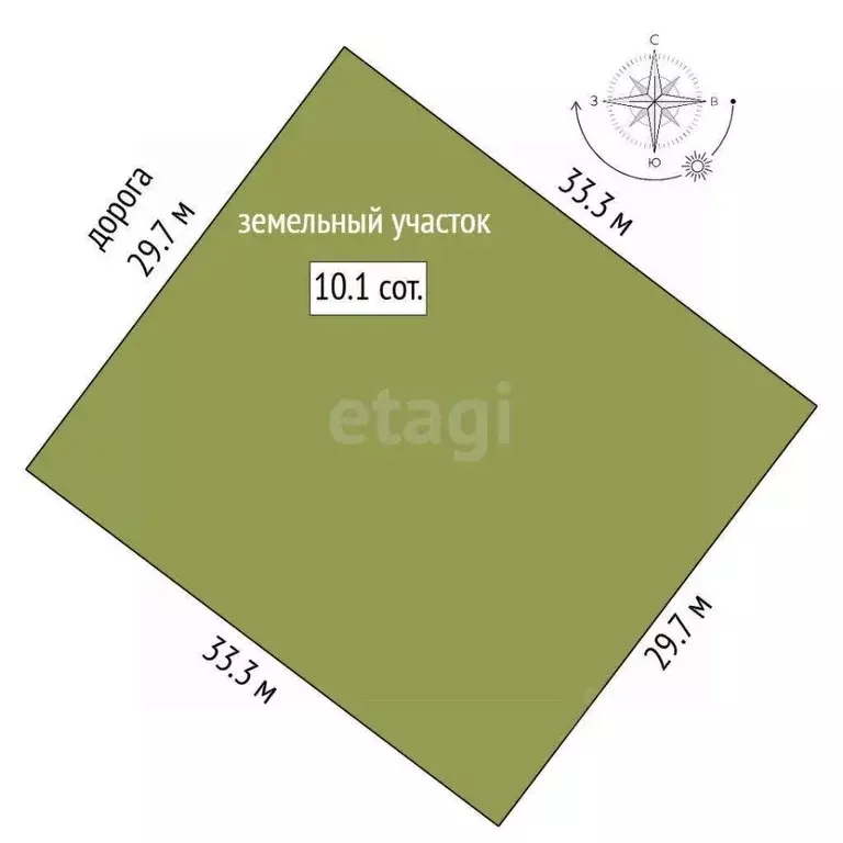 Участок в Марий Эл, Медведевский район, Азяковское с/пос, д. Шеклянур  ... - Фото 2