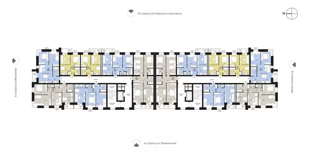 2-к кв. Коми, Сыктывкар Весенняя ул., 11 (59.3 м) - Фото 1