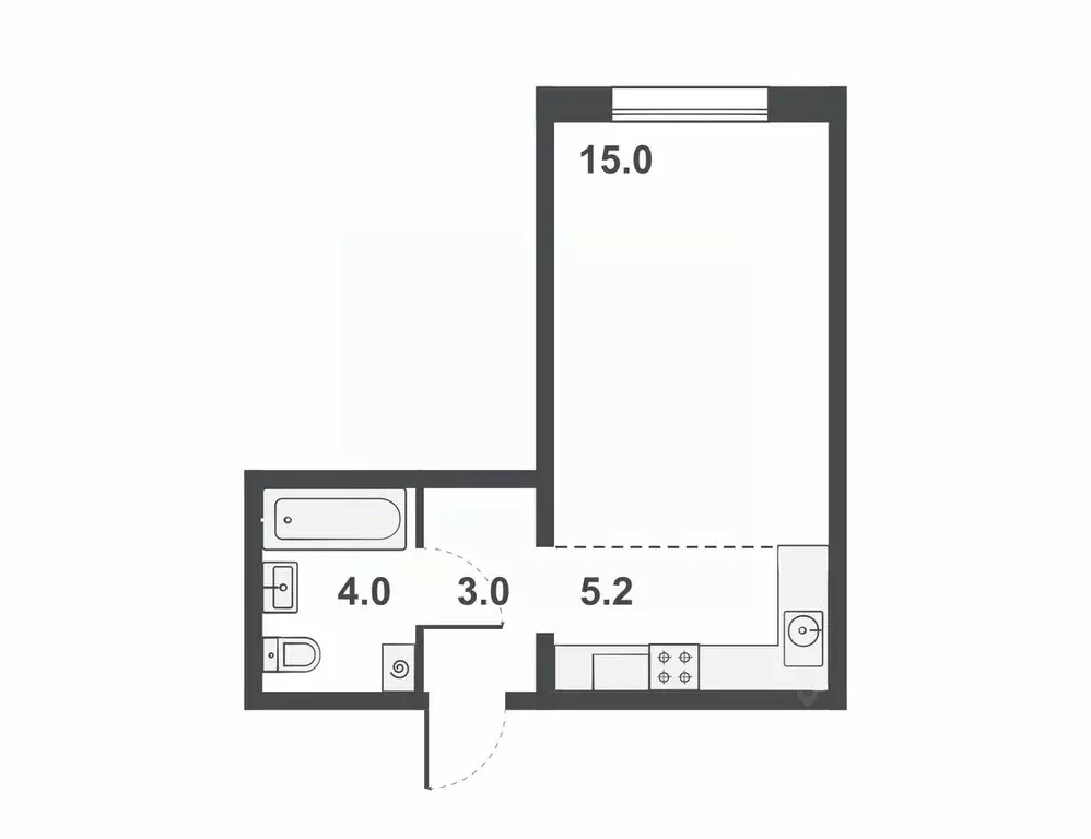 Студия Кировская область, Киров бул. Прибрежный, 6 (26.4 м) - Фото 0