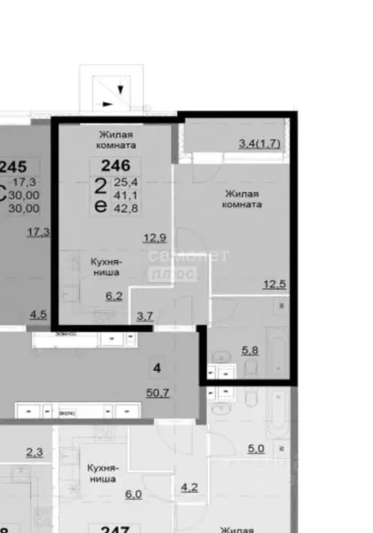 1-к кв. Москва Фестивальная ул., 15К4 (41.2 м) - Фото 1