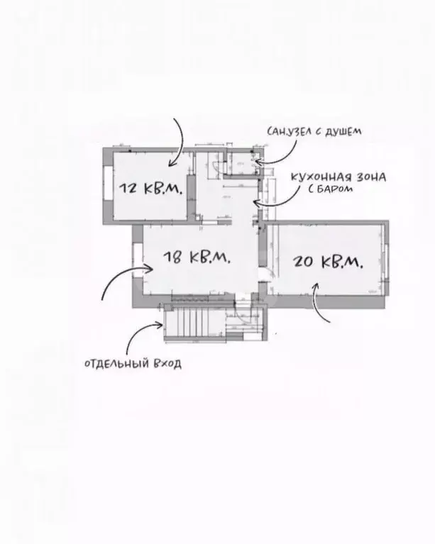 Помещение свободного назначения в Ульяновская область, Ульяновск пер. ... - Фото 2