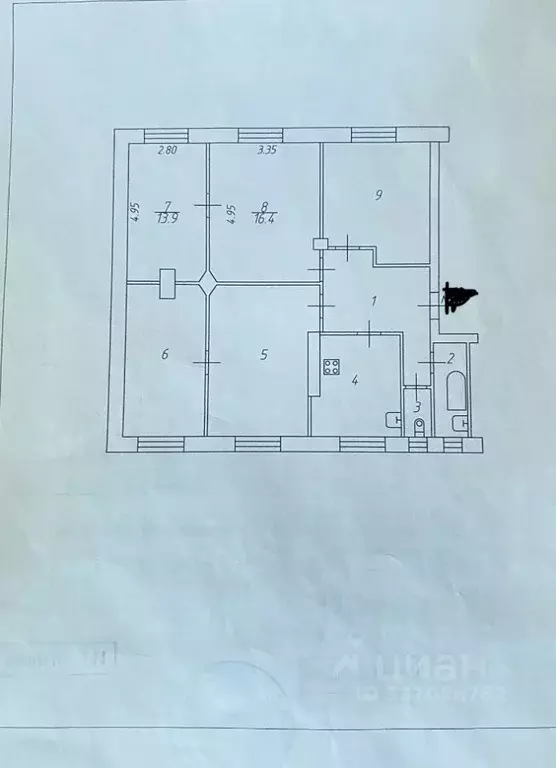Комната Новгородская область, Великий Новгород Кречевицы мкр, 51 (30.3 ... - Фото 1