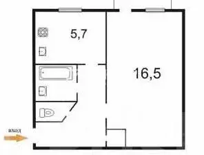1-к кв. Ивановская область, Иваново ул. 3-я Лагерная, 61 (31.0 м) - Фото 2