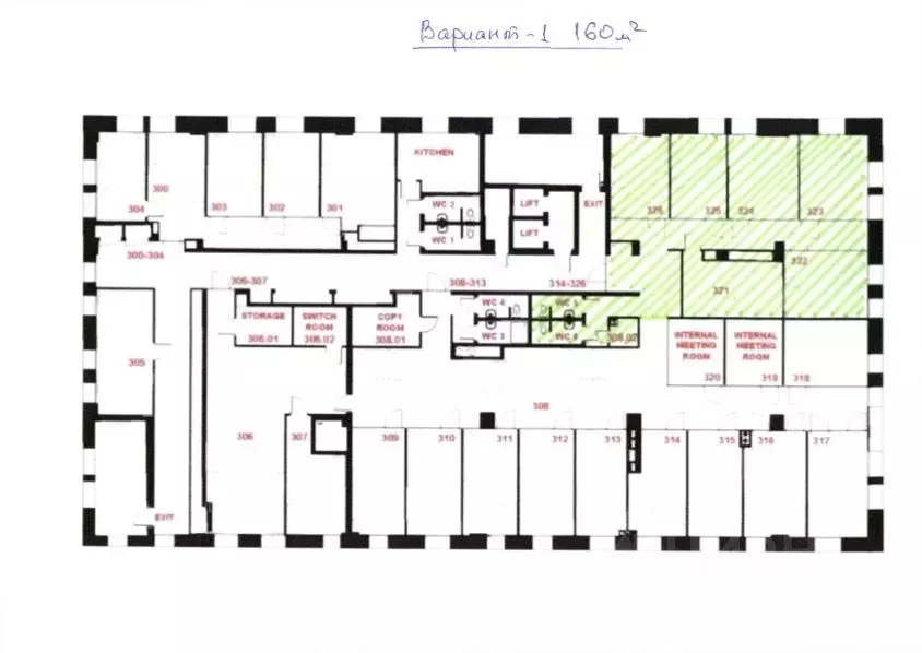 Офис в Москва Леонтьевский пер., 25 (160 м) - Фото 1