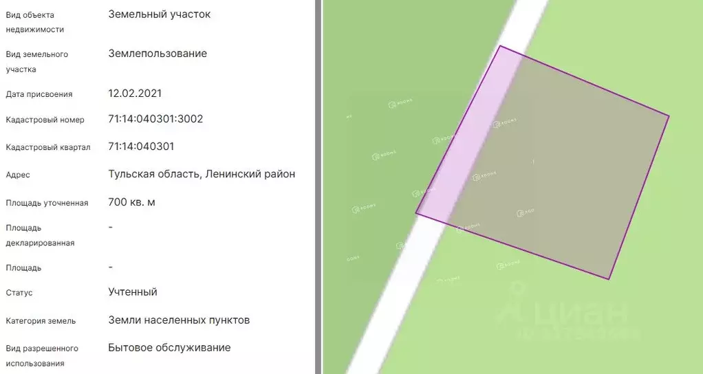 Участок в Тульская область, Тула городской округ, д. Ямны 2 (7.0 сот.) - Фото 0