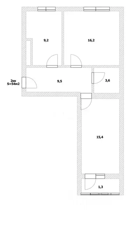 2-к кв. Калининградская область, Калининград ул. Ульяны Громовой, 96 ... - Фото 2