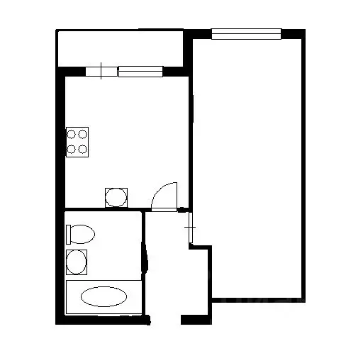 1-к кв. Ленинградская область, Мурино Всеволожский район, бул. ... - Фото 2