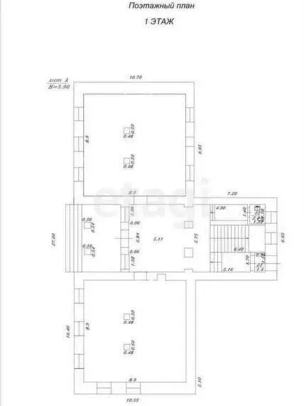 Помещение свободного назначения (522 м) - Фото 1
