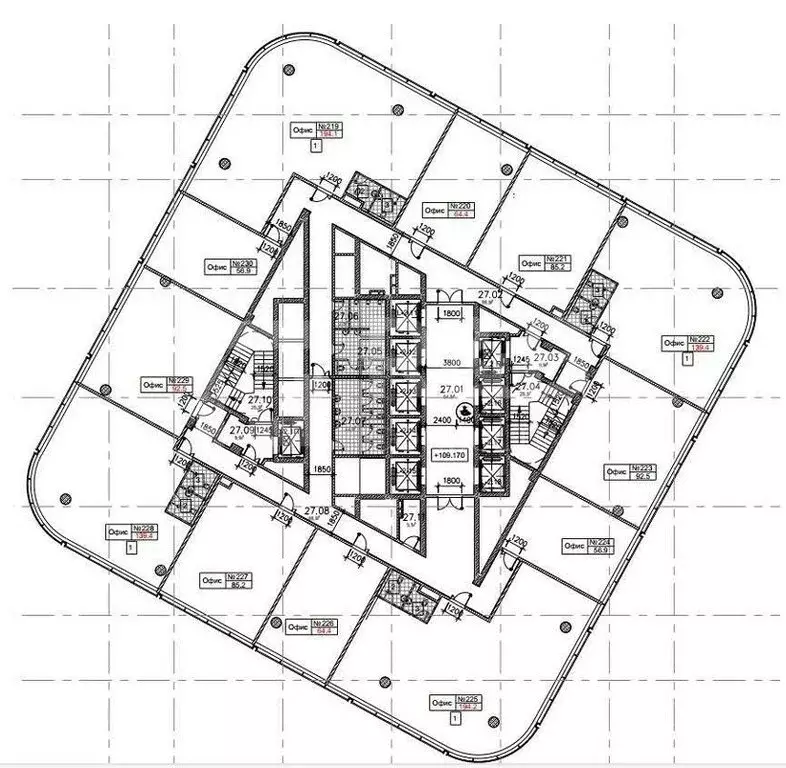 Офис (64.4 м) - Фото 1