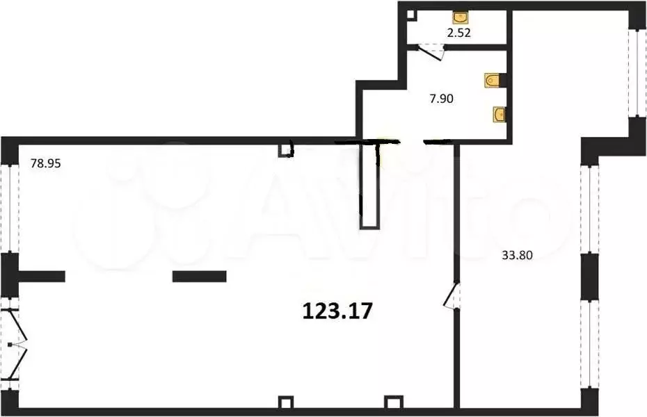Продажа помещения свободного назначения 123 м2 - Фото 0