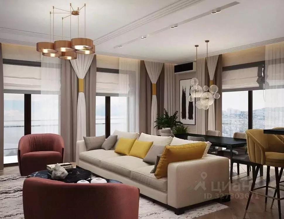 3-к кв. Крым, Ялта муниципальный округ, Ореанда пгт пер. Солнечный, 7 ... - Фото 1