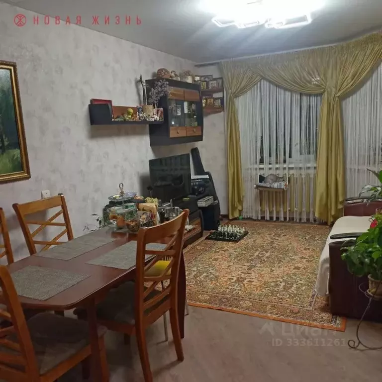 3-к кв. Самарская область, Самара Волжское ш., 123 (68.2 м) - Фото 2