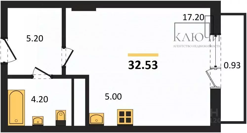 Студия Челябинская область, Челябинск Университетская Набережная ул., ... - Фото 2