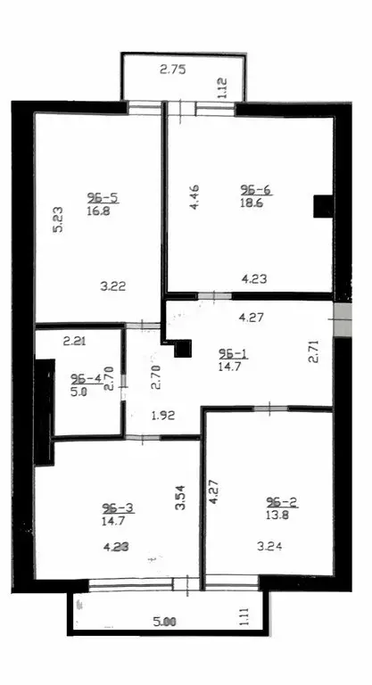 3-комнатная квартира: Севастополь, улица Степаняна, 10Б (87 м) - Фото 2
