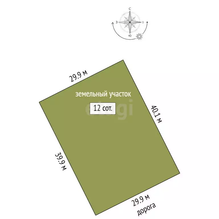 Участок в Медведевский район, Азяковское сельское поселение, деревня ... - Фото 1