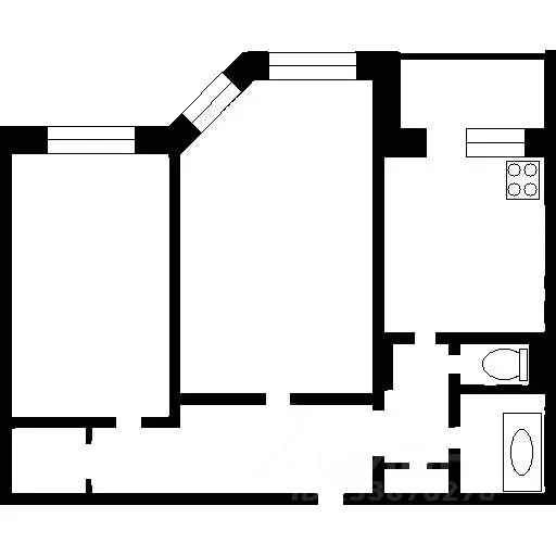 2-к кв. Москва ул. Генерала Тюленева, 3 (56.0 м) - Фото 2