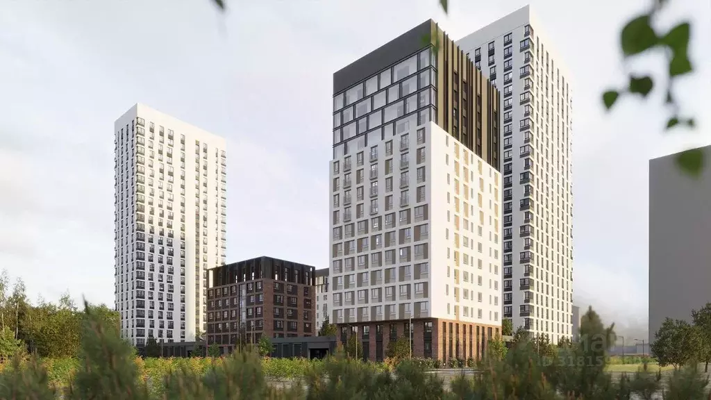 2-к кв. Свердловская область, Екатеринбург ВИЗ жилрайон, Риверсайд ... - Фото 1