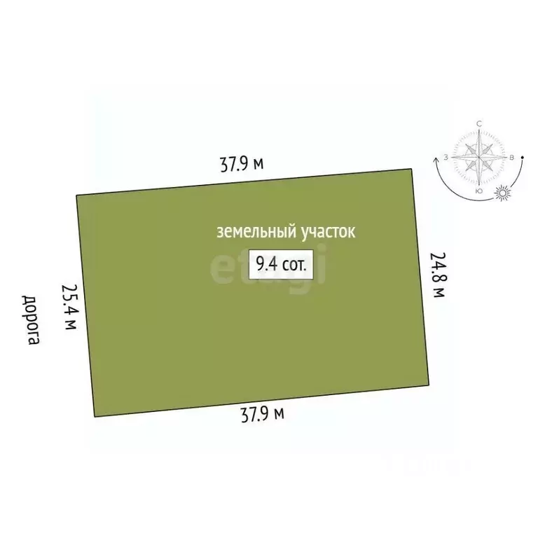 Участок в Крым, Симферопольский район, с. Трудовое ул. Энтузиастов ... - Фото 1