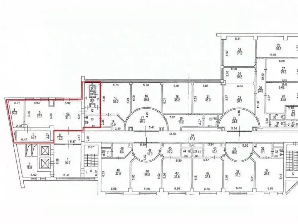 Офис в Москва Средний Тишинский пер., 28 (112 м) - Фото 1