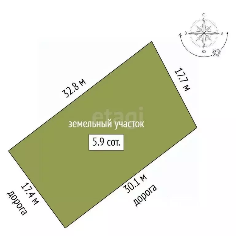 Участок в Ростовская область, Аксайский район, Старочеркасская ст-ца ... - Фото 1