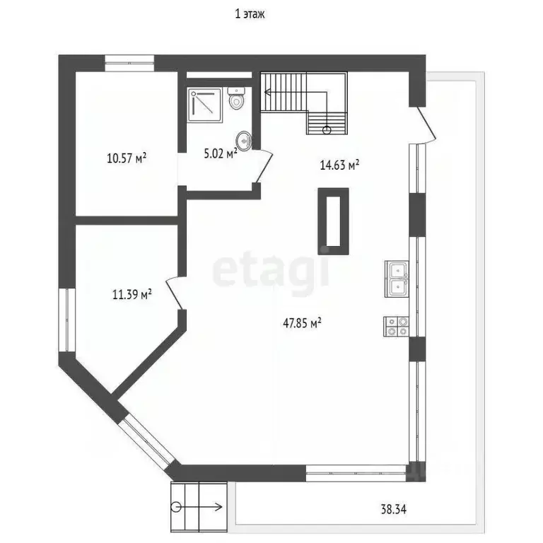 Дом в Севастополь проезд Розовый, 1А (162 м) - Фото 1