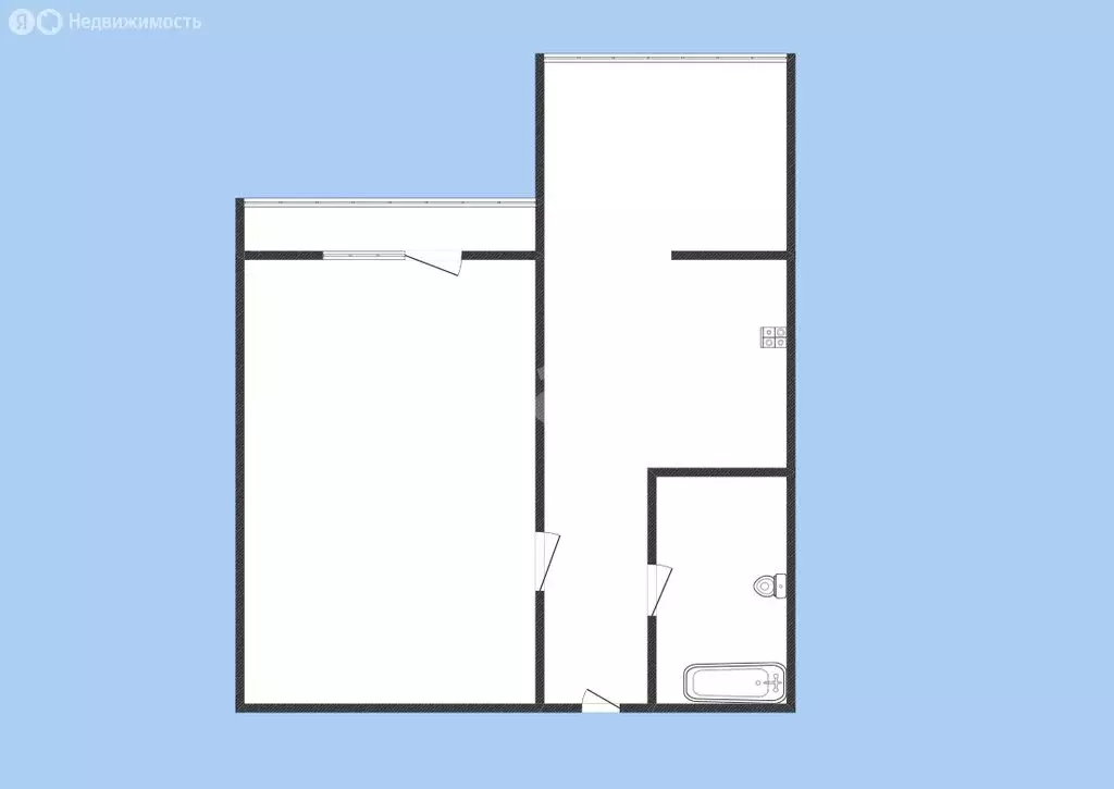 1-комнатная квартира: Черкесск, улица Космонавтов, 98Е (37 м) - Фото 1