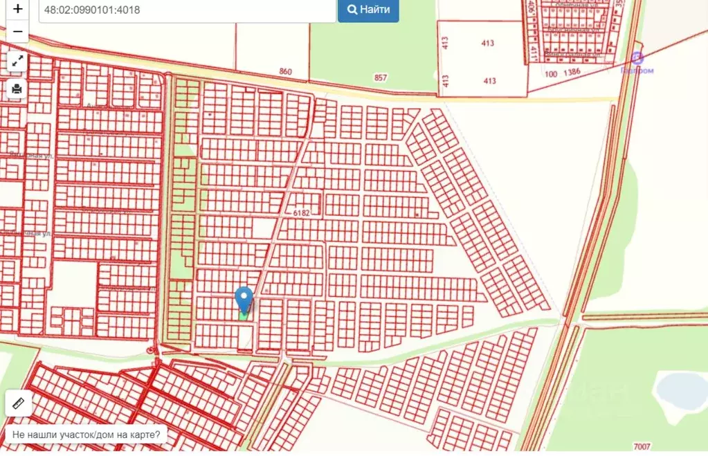 Участок в Липецкая область, Липецк пер. Охотный (12.0 сот.) - Фото 1