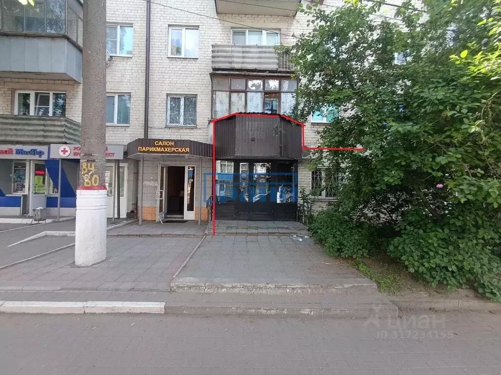 Торговая площадь в Курская область, Курск ул. Радищева, 106 (34 м) - Фото 1