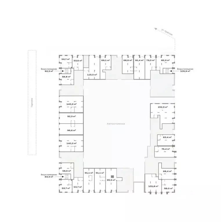 Помещение свободного назначения в Тюменская область, Тюмень Зарека ... - Фото 1