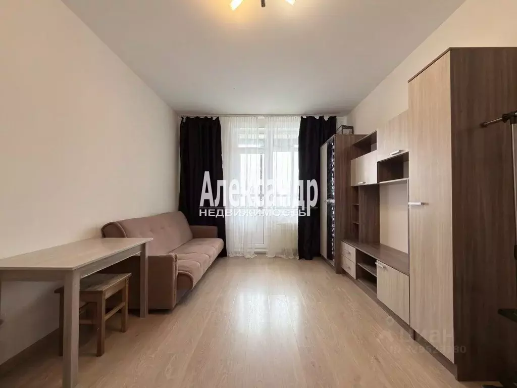 Студия Санкт-Петербург аллея Арцеуловская, 23к1 (24.8 м) - Фото 1
