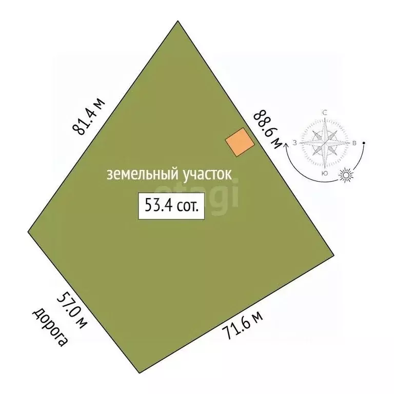 Участок в Забайкальский край, Читинский район, Смоленское с/пос, ... - Фото 2